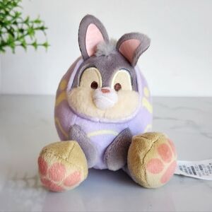 🐰 Disney Store Thumper Soft Cute Plush ~Tiny Big Feet~ Pastel Easter Egg Bunny
